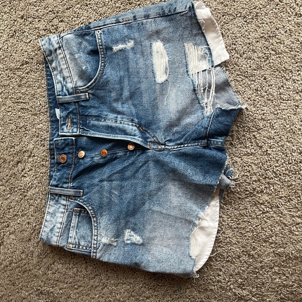 Medium Wash H&M shorts